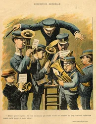 Bandprobe, von der Rückseite von 